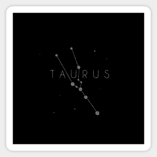 Zodiac sign constellation - taurus Sticker